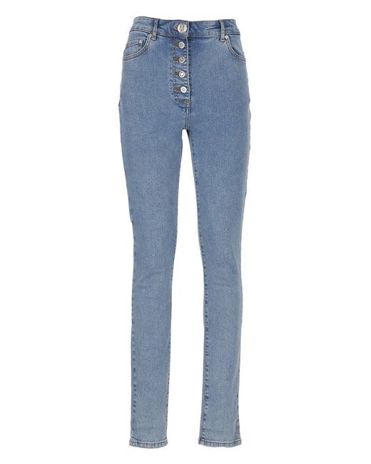Moschino Blue Jeans High-waisted Straight-leg Jeans