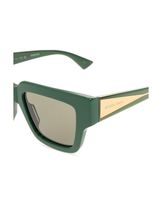 Bottega Veneta Green Sunglasses,