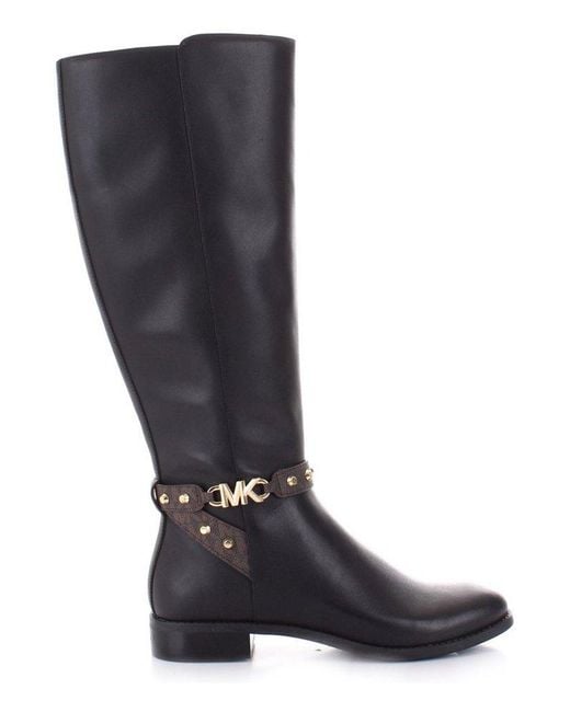 Michael Kors Studdetailed Kneehigh Boots in Black Lyst