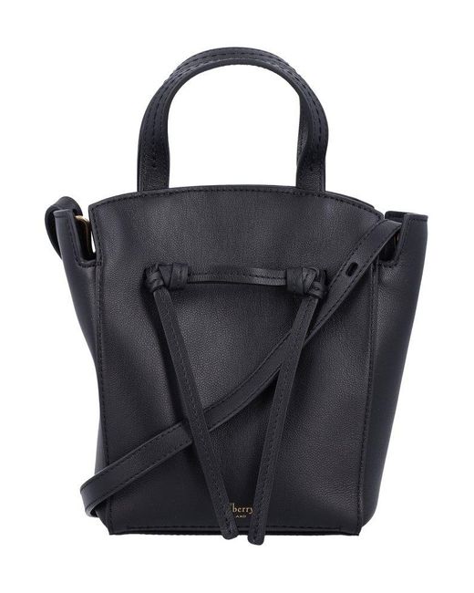 Mulberry Black Clovelly Mini Tote Bag