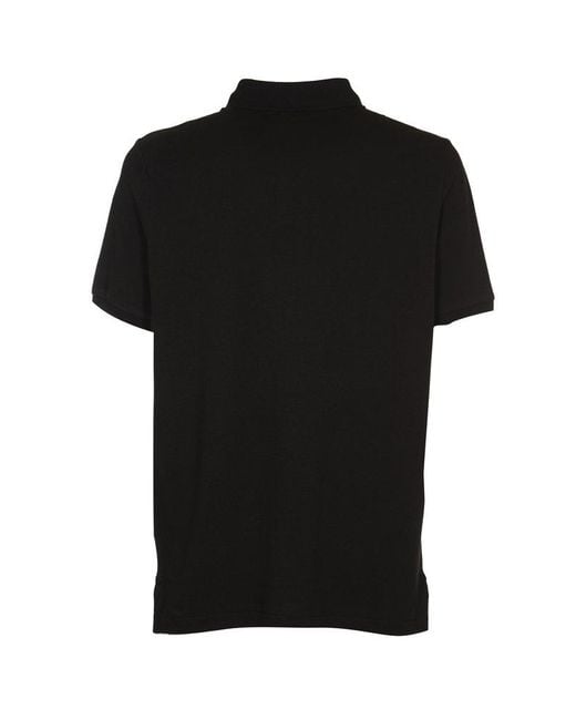 Polo Ralph Lauren Black Custom Slim-fit Cotton Polo Shirt for men