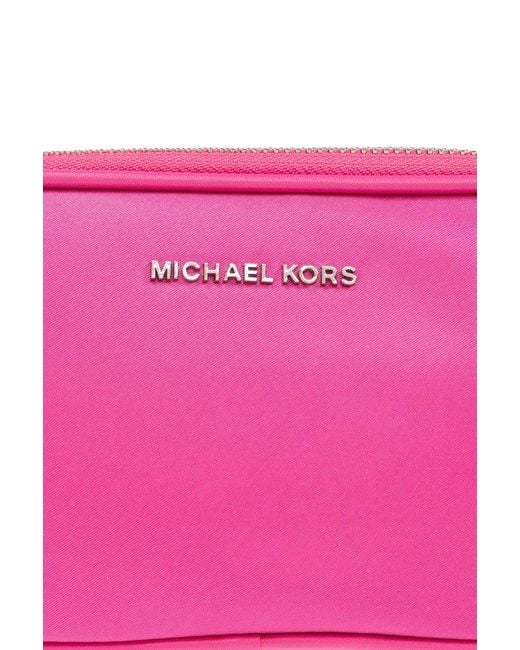 MICHAEL Michael Kors Pink Belt Bag With Logo,