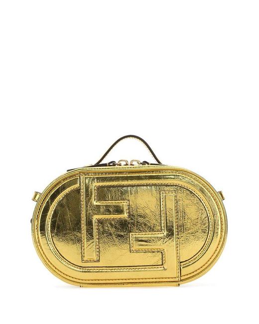 Fendi Metallic O'lock Moni Camera Bag
