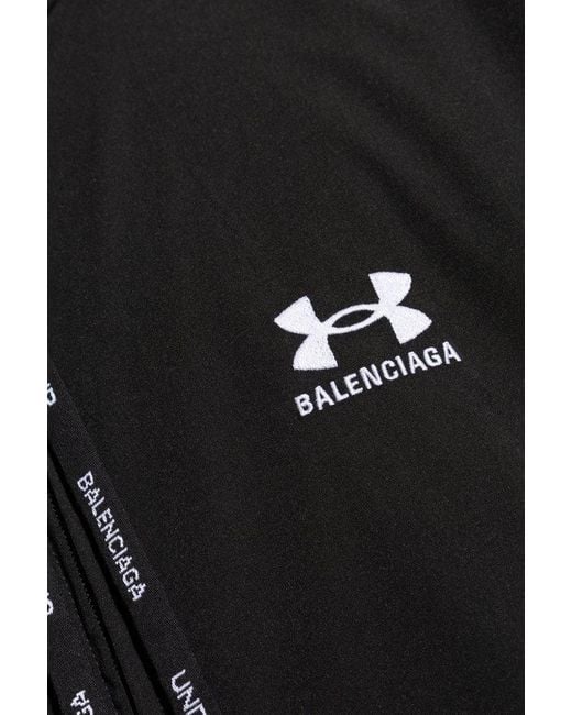 Balenciaga Black Under Armour Reversible Tracksuit Jacket for men