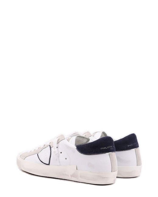 Philippe Model White Prsx Low-Top Sneakers for men