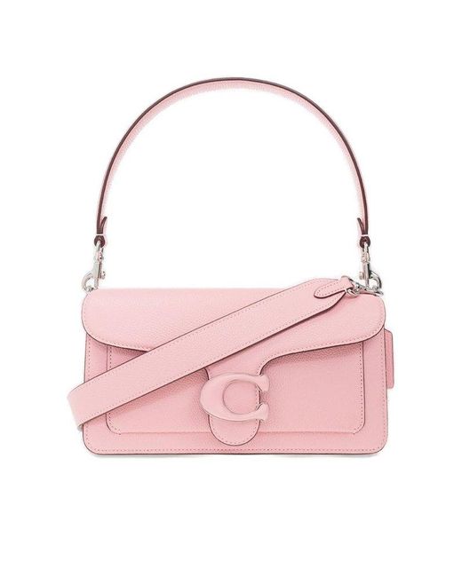 COACH Tabby 26 Leather Shoulder Bag in Pink | Lyst