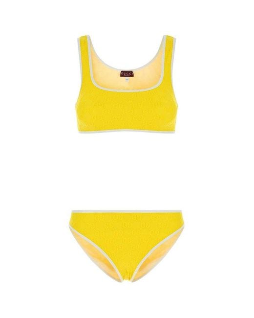 Gucci Yellow Swimsuits