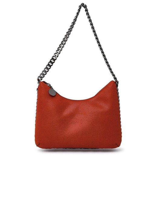 falabella zipped mini shoulder bag