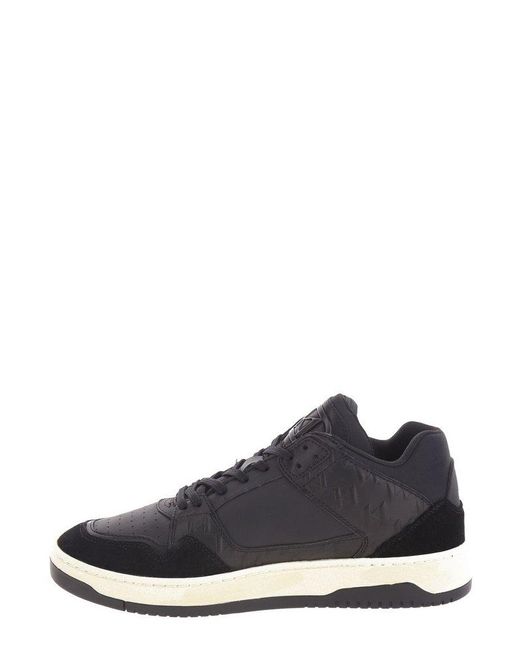 Karl Lagerfeld Blue Logo Patch Lace-up Sneakers for men