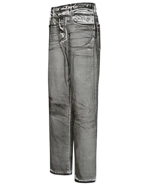 DSquared² Gray Cotton Jeans