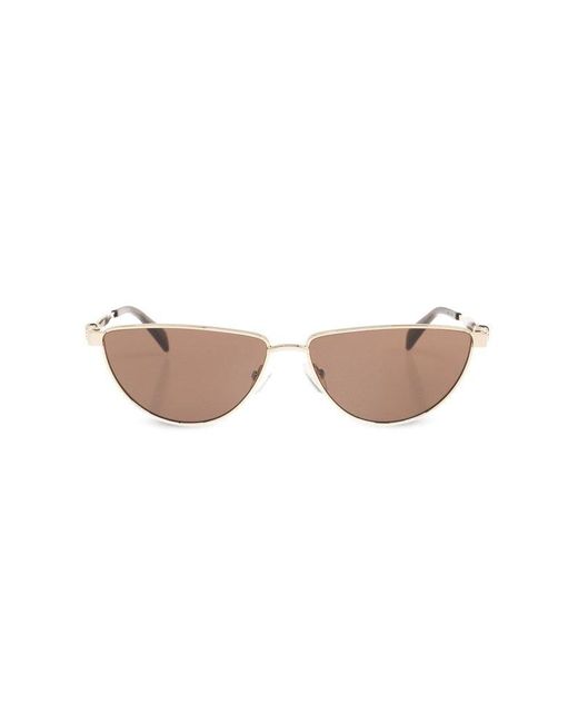 Alexander McQueen Metallic Cat-eye Frame Sunglasses