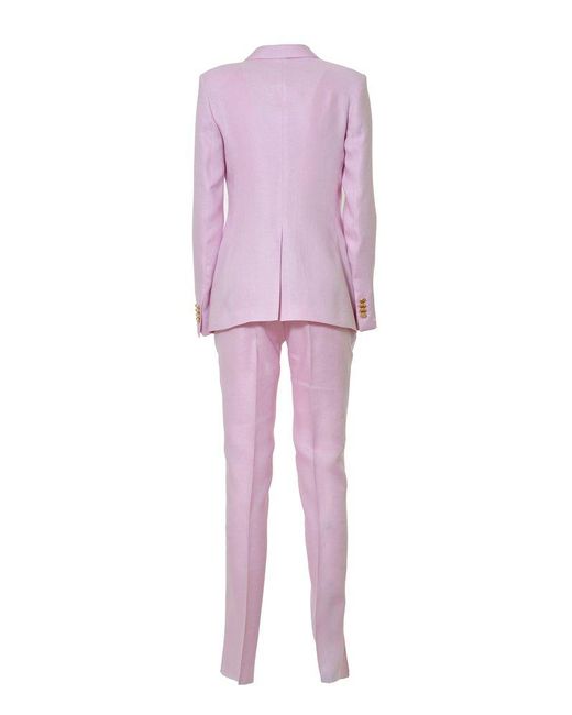 Tagliatore Pink Two-Piece Tailored Suit