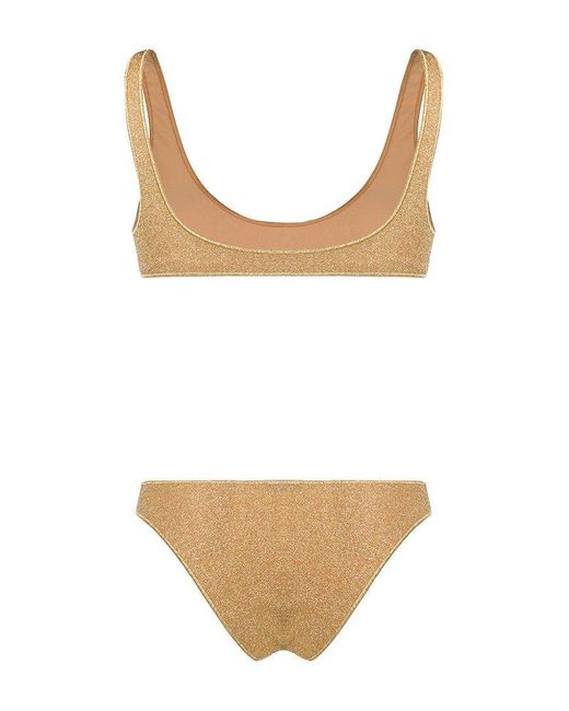 Oseree Natural Shimmer Bikini Set