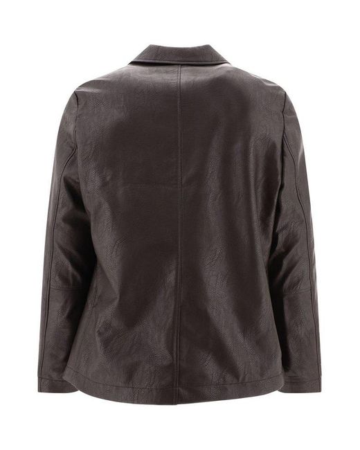 Séfr Black Long Sleeve Buttoned Jacket for men