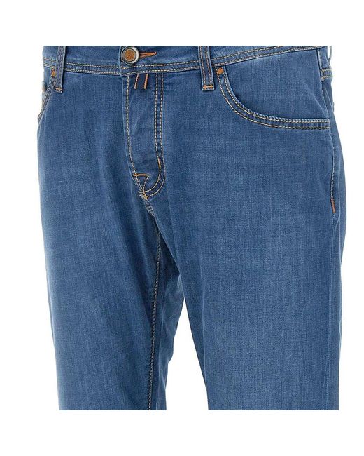 Jacob Cohen Blue Slim Fit Jeans for men