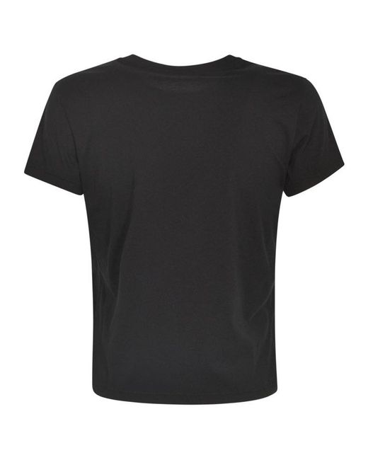 FRAME Black T-Shirts And Polos