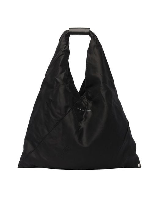 MM6 by Maison Martin Margiela Black Japanese Tote Bag
