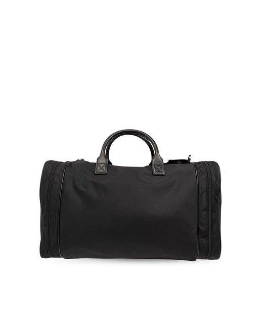 Emporio Armani Black Sustainability Collection Travel Bag for men