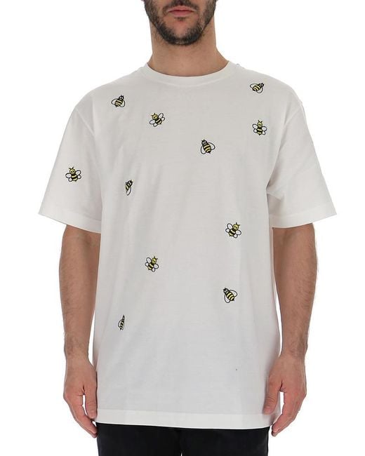 Dior Homme White X Kaws All Over Bee T-shirt for men