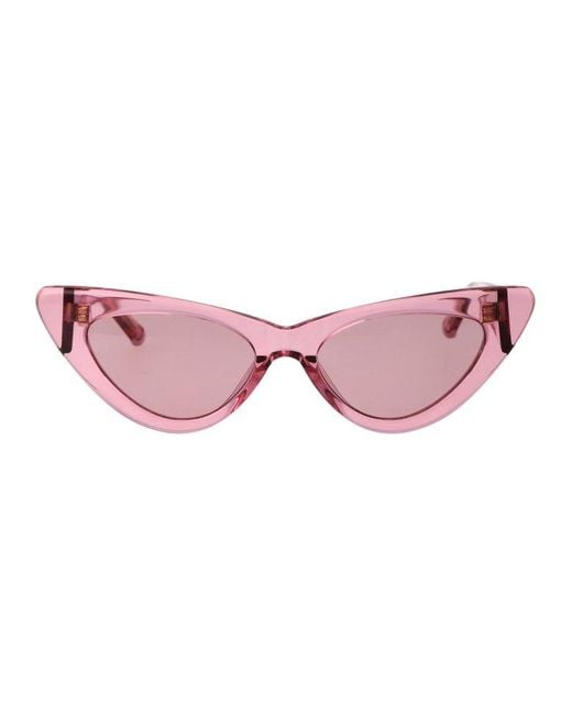 Linda Farrow Pink X The Attico Dora Cat-eye Sunglasses
