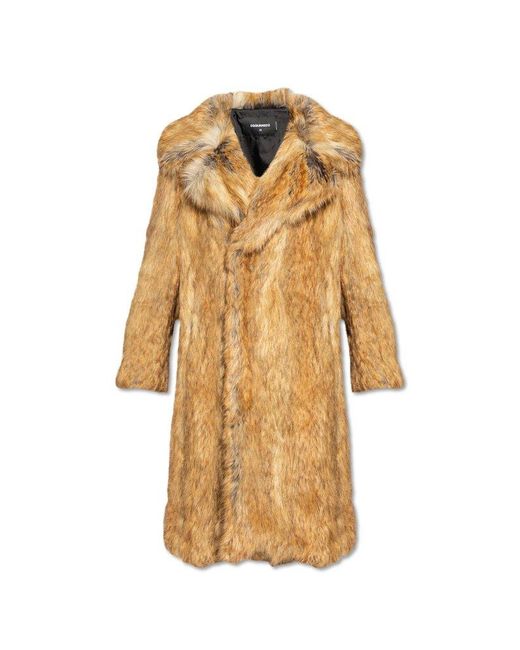 DSquared² Metallic Fur Coat, for men