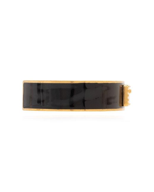 Balmain Black Tubular Signature Bracelet