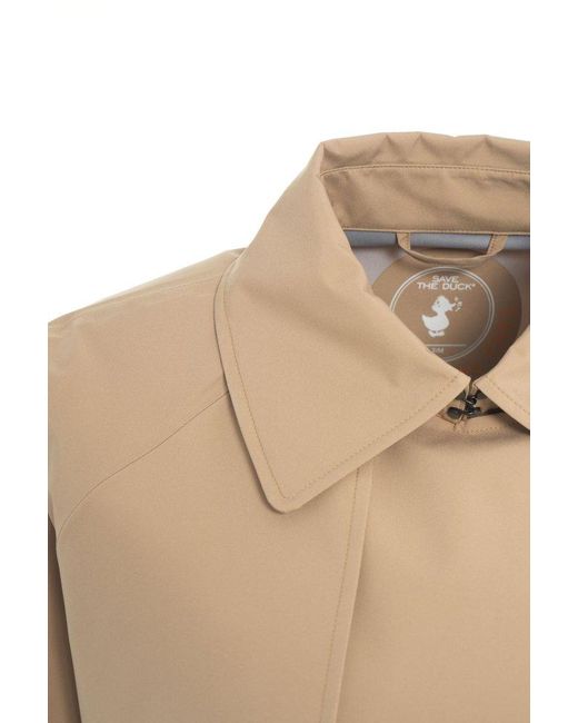 Save The Duck Natural Greta Trench Jacket