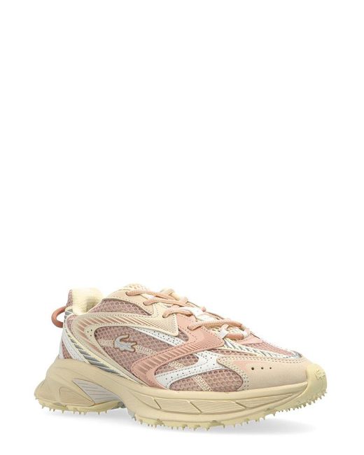 Lacoste Pink Athletic Sneakers