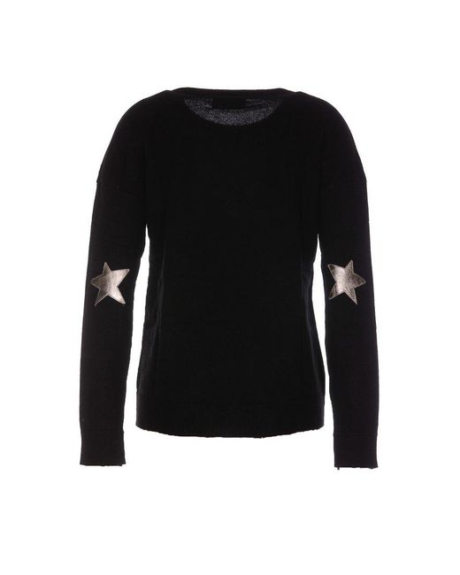 Zadig & Voltaire Cici Ws Patch Sweater in Black | Lyst