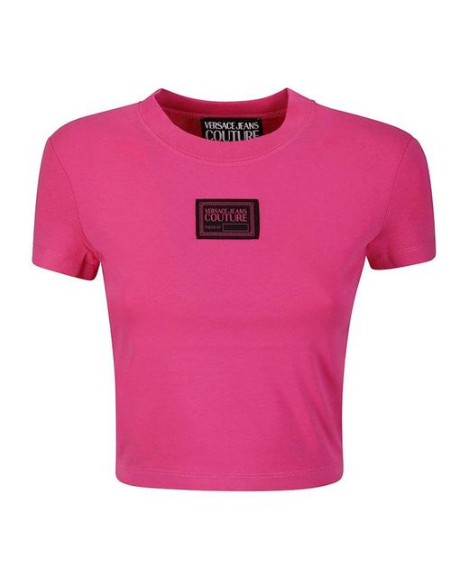 Versace Pink 75dp602 S Piece Nr Label T-shirt