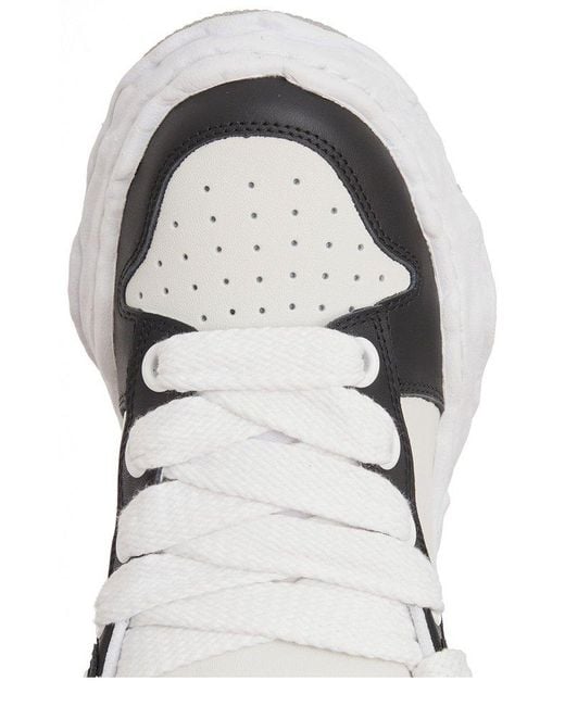 Maison Mihara Yasuhiro White Wayne Puffer Perforated Toebox Sneakers for men
