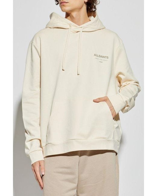 AllSaints Natural Hoodie Sweater for men