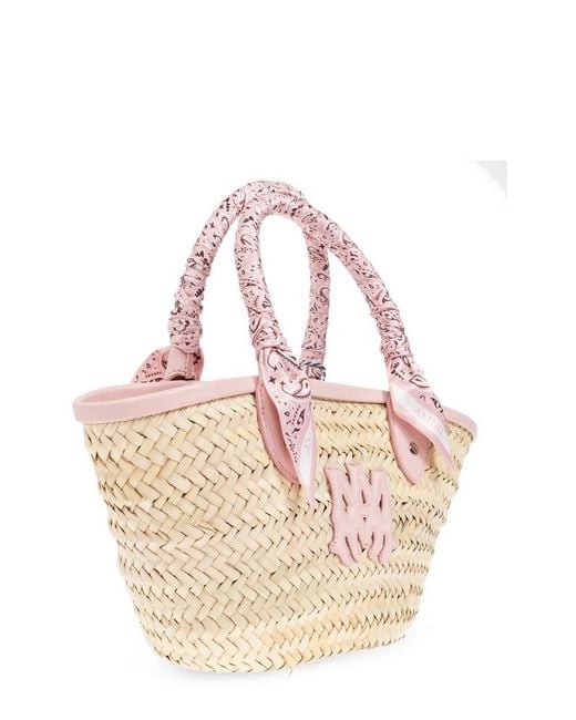Amiri Pink Ma Macro Tote Bag