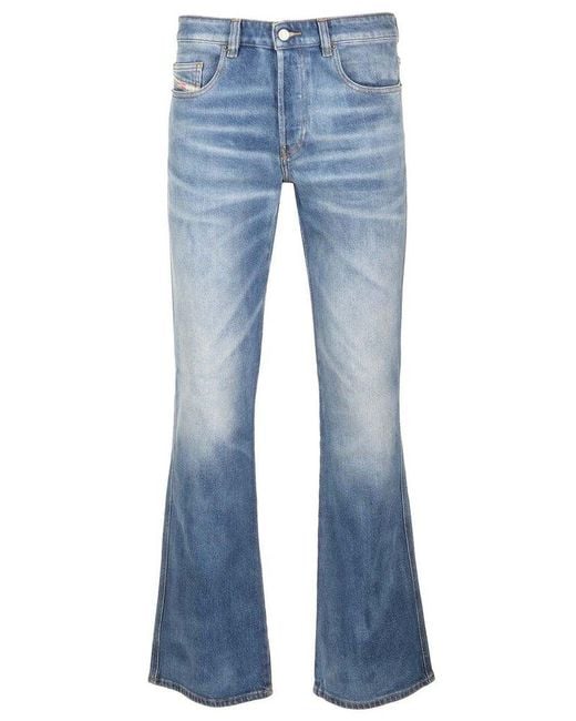 DIESEL Blue 1998 D-Buck Bootcut Jeans for men