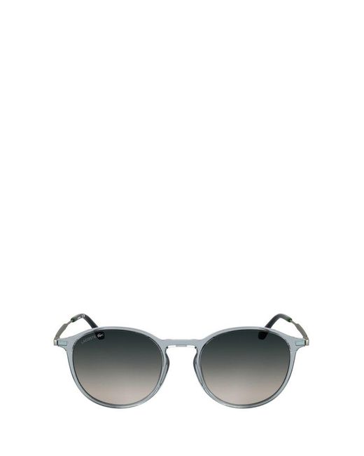 Lacoste Gray Round Frame Sunglasses