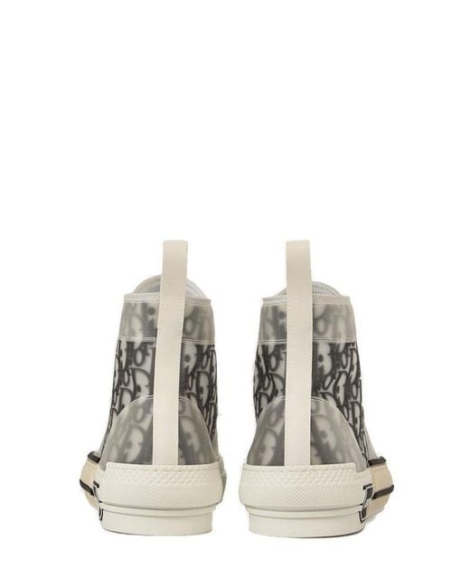 Dior White B23 High-top Sneakers for men