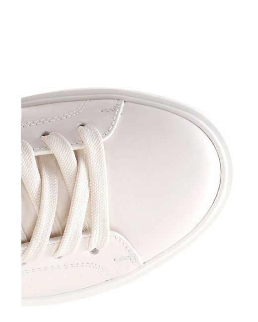 Balmain White B-court Low-top Sneakers