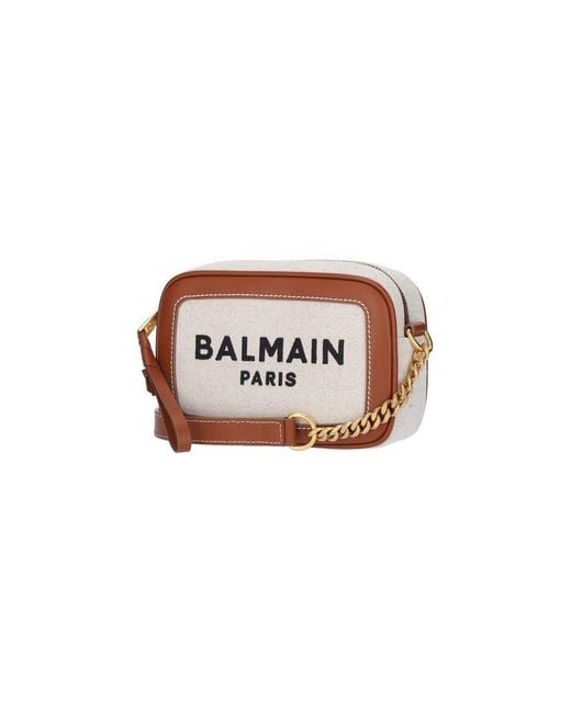 Balmain Brown B-army Crossbody Bag