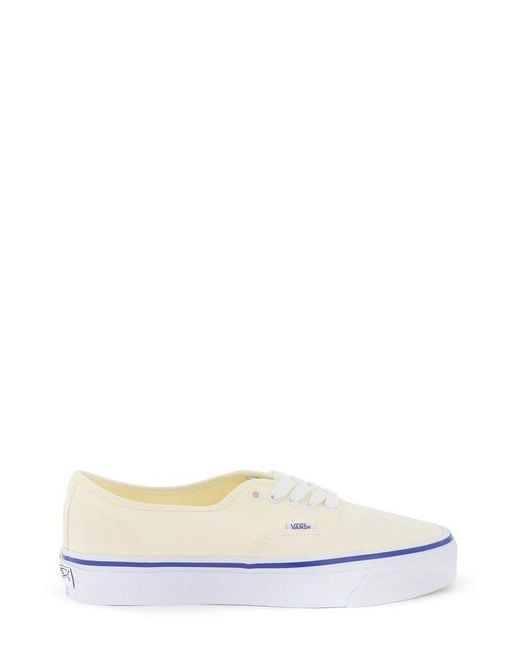 Vans White Og Authentic Lx Lace-up Sneakers