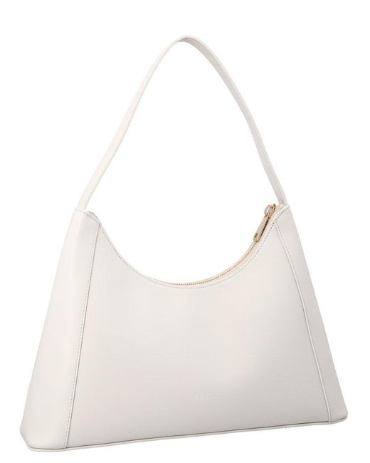 Furla White 'diamante Small' Shoulder Bag