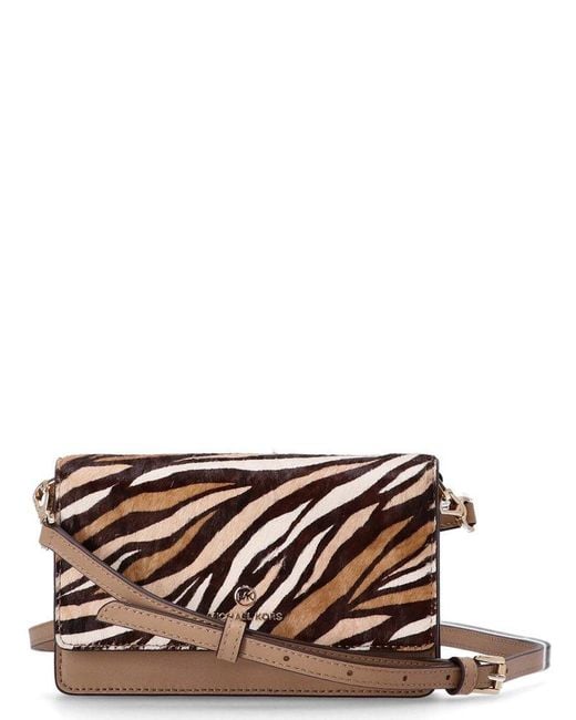 Parker Medium Animal Print Calf Hair Shoulder Bag