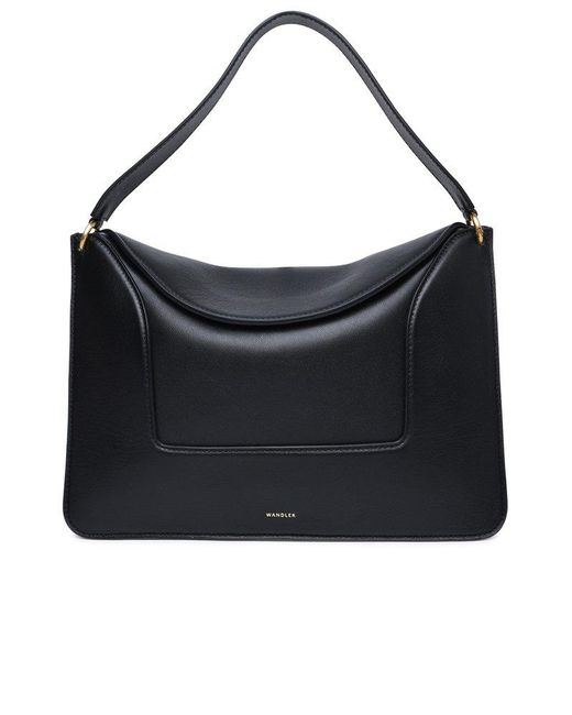 Wandler Black Large Penelope Leather Bag