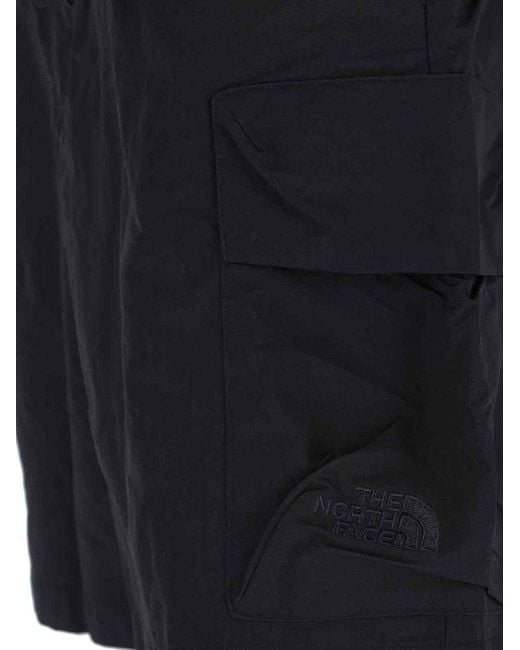 The North Face Blue Cargo Pocket Track Shorts for men