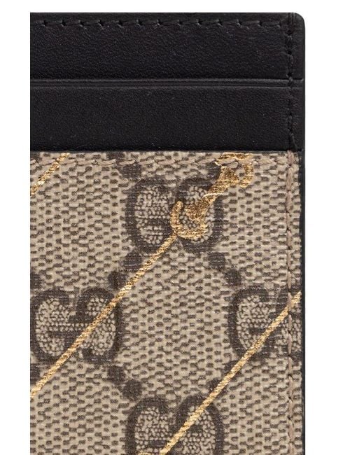 Gucci Black Monogrammed Card Case,