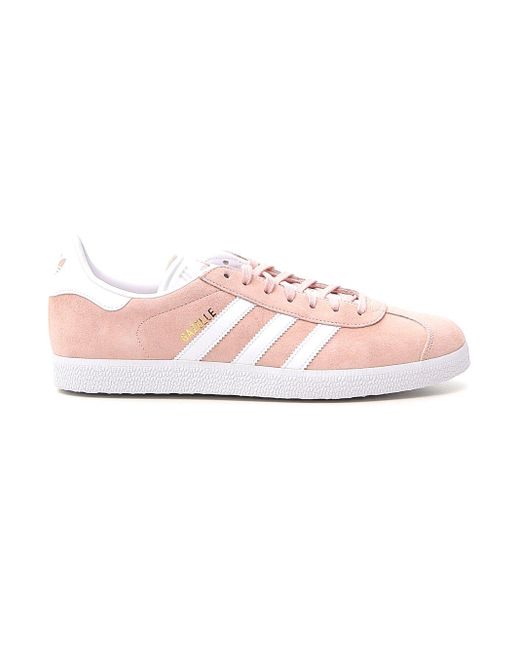 adidas Originals Leather Gazelle Sneakers in Pink for Men - Lyst