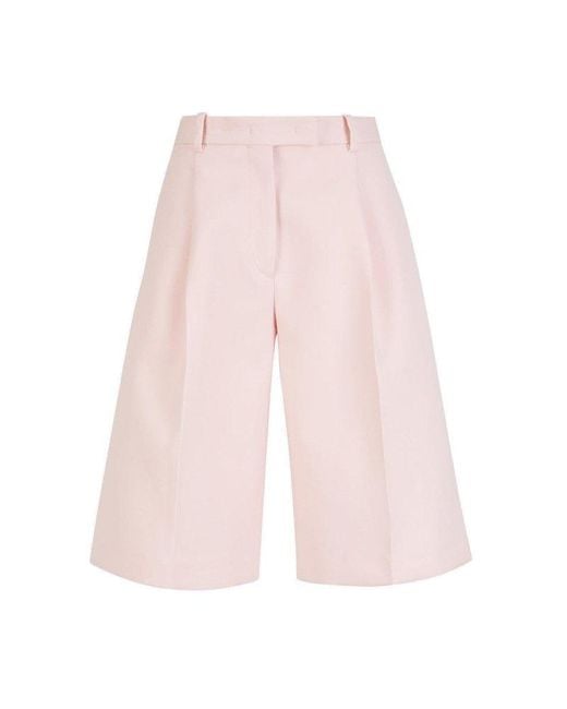 Jil Sander Pink Bermuda Shorts