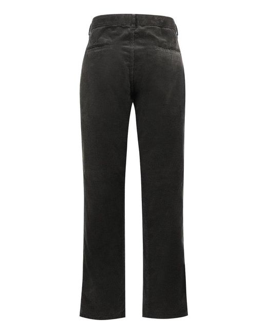 Aspesi Black Corduroy Trousers for men