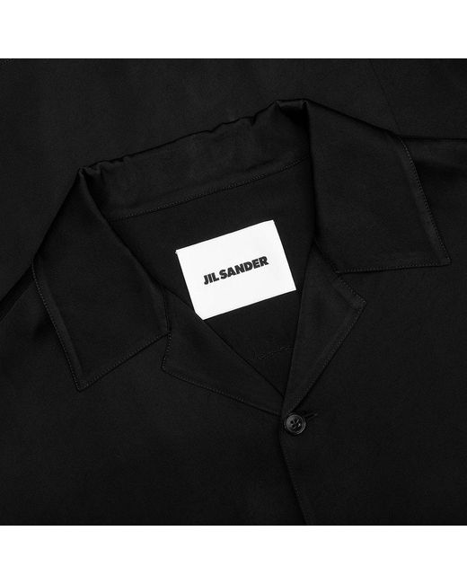 Jil Sander Black Fluid Shirt for men