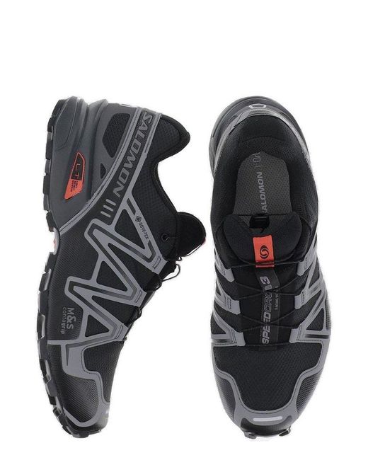Salomon Black Speedcross 3 Gore-Tex Lace-Up Sneakers
