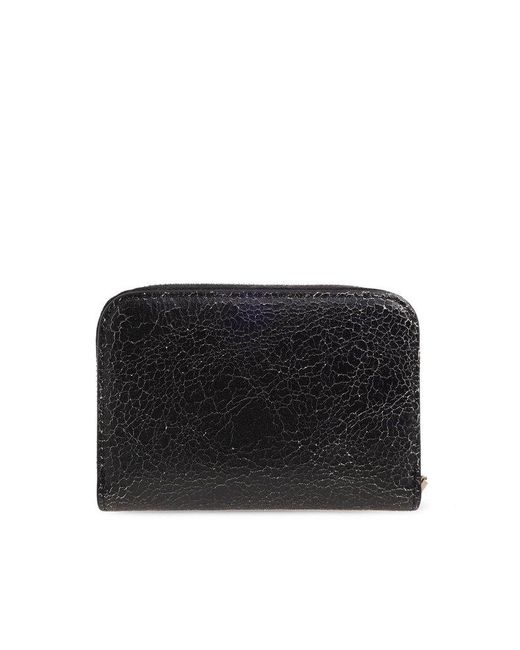 Acne Black Leather Wallet,